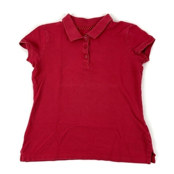 Old Navy Girls Polo Red Large 10-12 - Picture 1 of 6